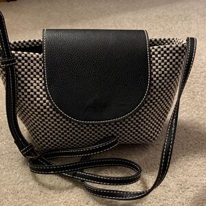 Universal Thread Women’s Black and White Checkered Crossbody Bag NWOT